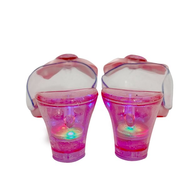 Real UniQ - Beauti Shoes with Light up Heels - Pink, Purple or Blue - 18.5 cm length, 5 cm heel height, 6.5 cm width 4