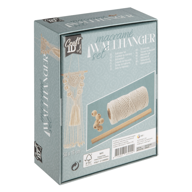 Craft ID - Macrame set - Wallhanger (CR1725/GE) 1