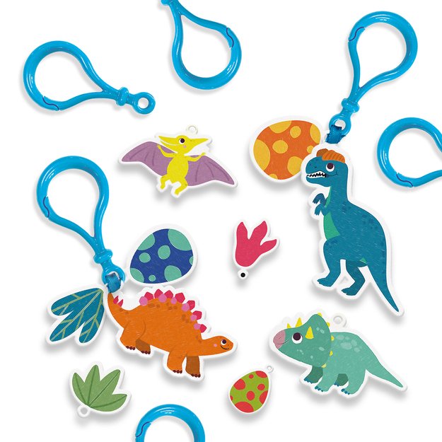 SES Creative - Shrink Foil - Dinosaur Keychains - (S14294) 1
