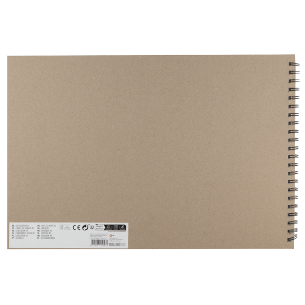 Moxy - Sketch book A3, 135 gsm, 40 sheets (110012) 1
