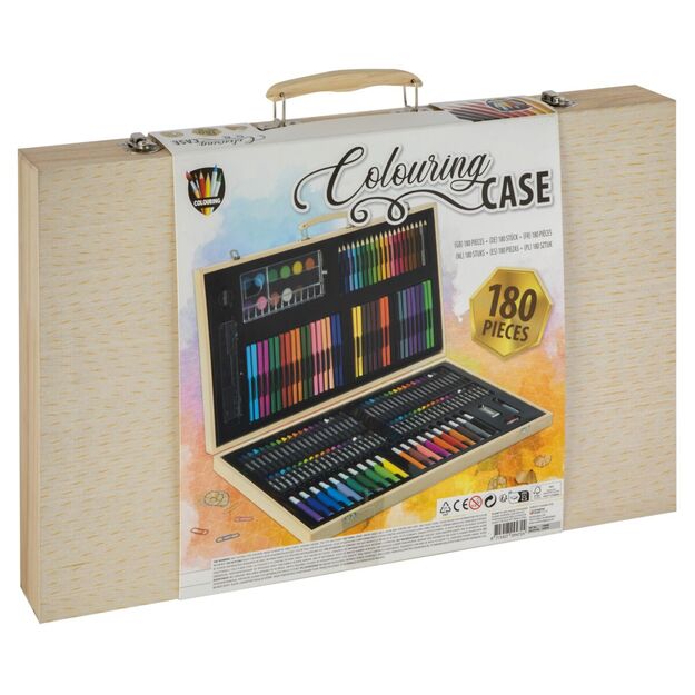 Grafix - Wooden Colouring Case - 180 pcs (150088)