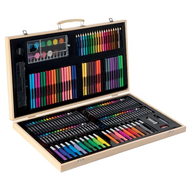Grafix - Wooden Colouring Case - 180 pcs (150088) 2