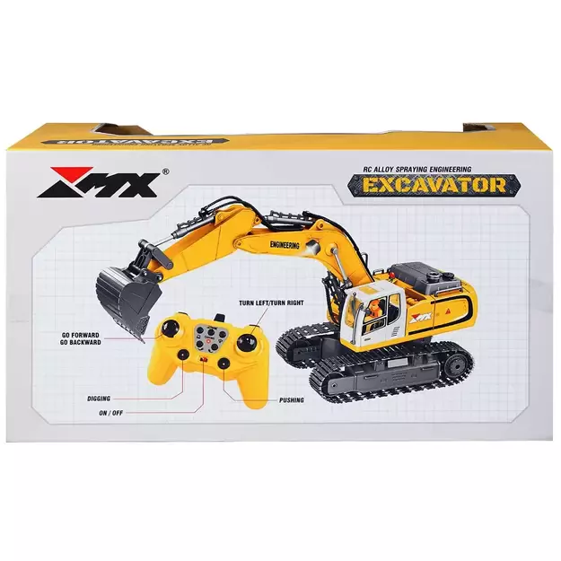 MX R/C Constructions - Excavator R/C 1:18 2,4GHz, 3,7V Li-Ion 11 channels (471467) 2
