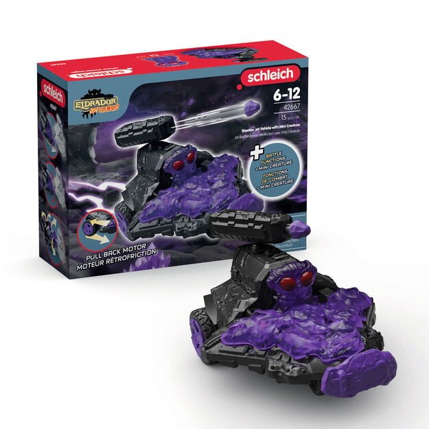 Schleich - Shadow Jet Vehicle with Mini Creature - (42667) 2