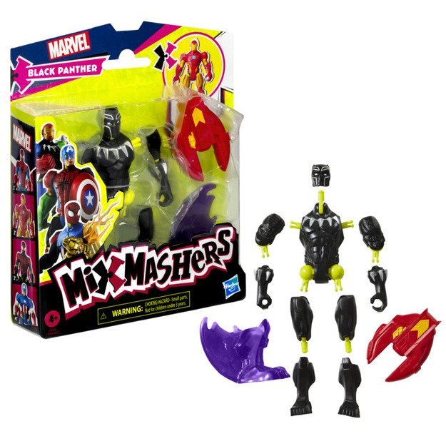 Avengers - Mix Mashers Marvel Black Panther Action Figure (F9268) 5