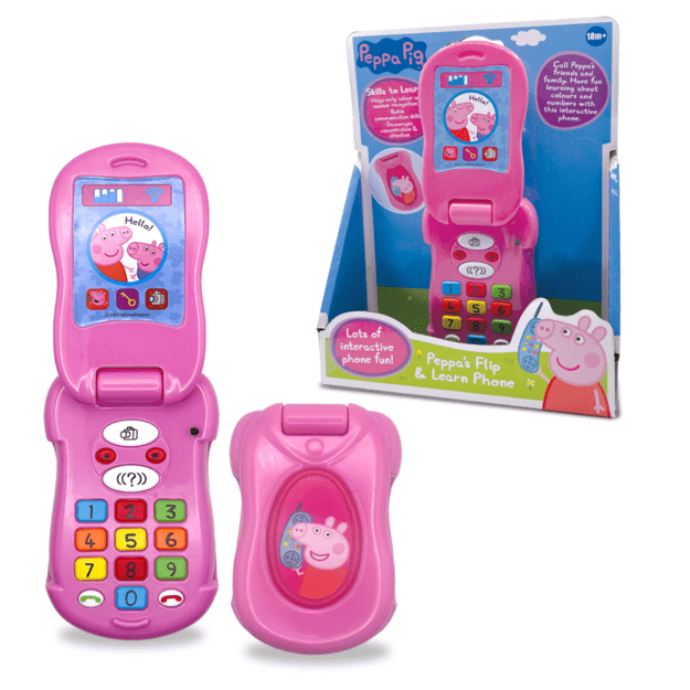 Peppa Pig - Flip Phone (DK/SE/NO/FI) (PP064L) 4