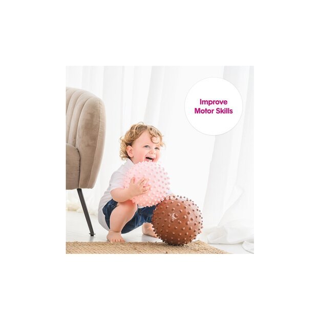 Edushape - Sensory Ball - 18 Cm - Light Pink - Without air (E705176Dpi) 2