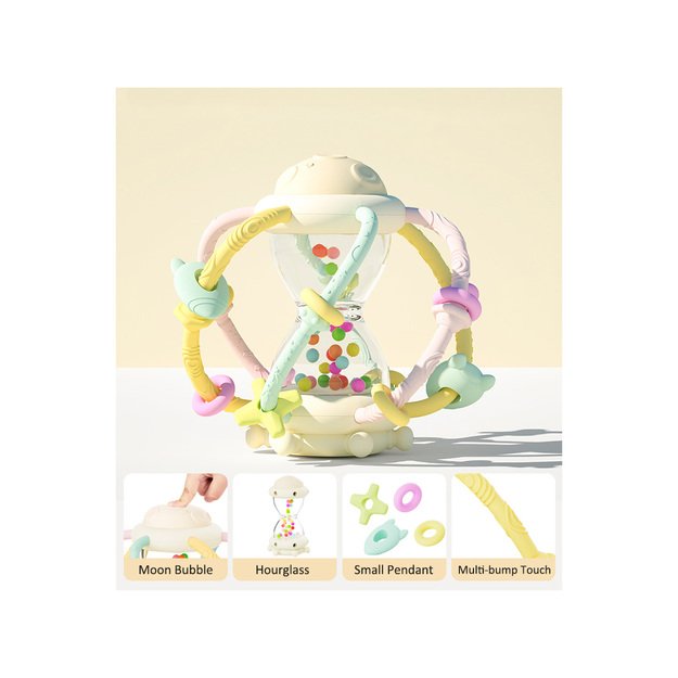 Le Toft - Activity Hourglass Toy Pastel (TT22217) 2