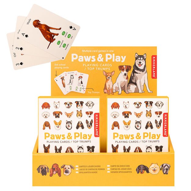 Kikkerland - Paws & Play Playing Cards - (GG274) 1