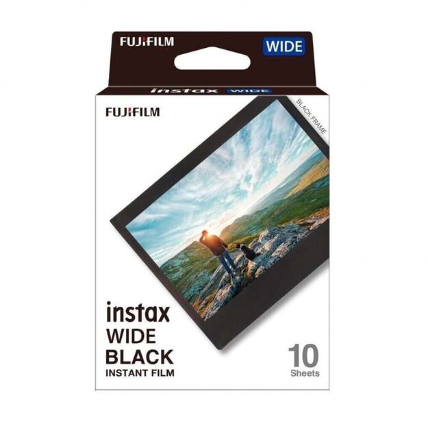 Fuji - Instax Wide Films 1x10 Shots - Black Frame