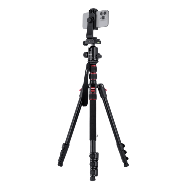 Rollei - Compact Traveler No. 2 Tripod - Aluminium - 43.5 cm Pack Size, 44 cm Min Height, 180 cm Max Height 3