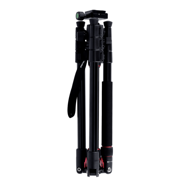 Rollei - Compact Traveler No. 2 Tripod - Aluminium - 43.5 cm Pack Size, 44 cm Min Height, 180 cm Max Height 4