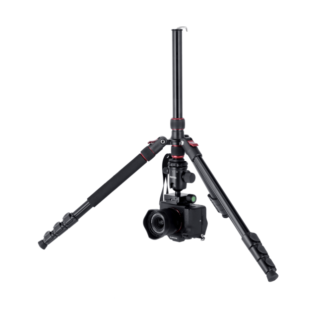 Rollei - Compact Traveler No. 2 Tripod - Aluminium - 43.5 cm Pack Size, 44 cm Min Height, 180 cm Max Height 6