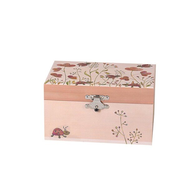 Egmont Toys - Musical Jewelry Box Ladybug - Pink - 15 x 10 x 9 cm