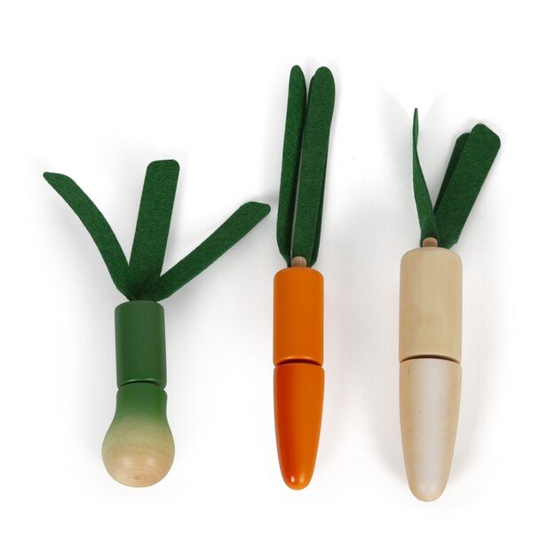 Small Foot - Fresh Fruit and Vegetable Cutting Set - (I-SF12563) 1