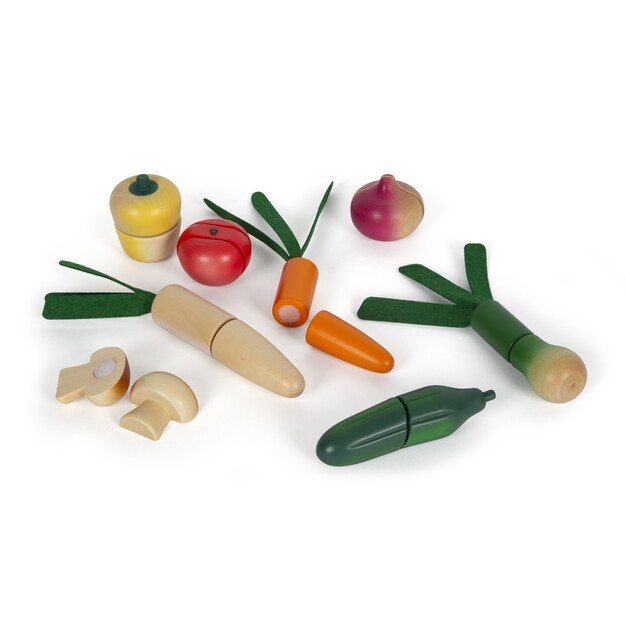 Small Foot - Fresh Fruit and Vegetable Cutting Set - (I-SF12563) 7