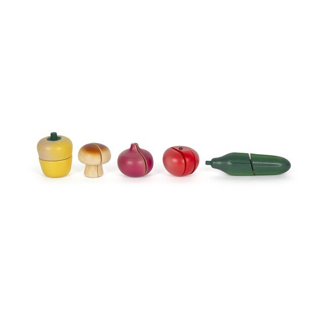 Small Foot - Fresh Fruit and Vegetable Cutting Set - (I-SF12563) 8