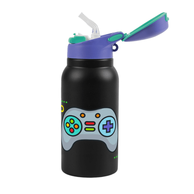 I-Drink - Thermal Bottle - 350 ml - LET'S PLAY with foldable cap (ID0514) 1