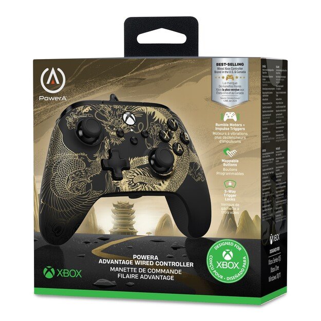 PowerA Enhanced Wired Controller – Dragon & Phoenix (Xbox X/S)