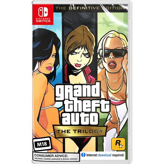 Grand Theft Auto: The Trilogy (The Definitive Edition) - Nintendo Switch