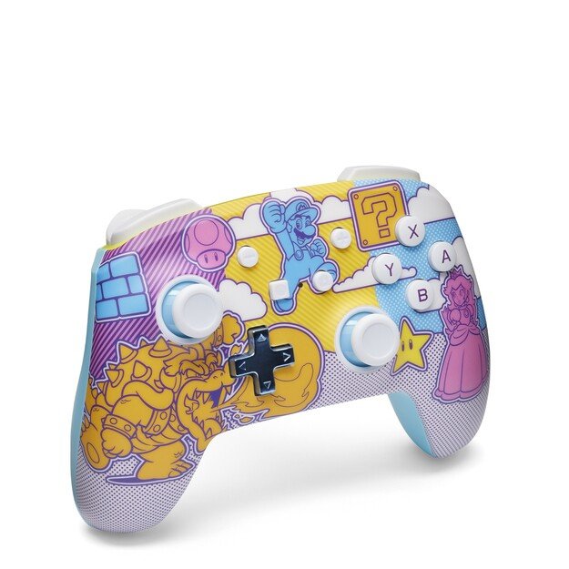 PowerA Enhanced Wireless Controller - Mushroom Kingdom Pop Art (Nintendo Switch)