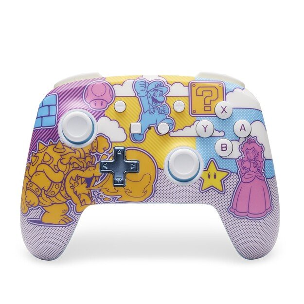 PowerA Enhanced Wireless Controller - Mushroom Kingdom Pop Art (Nintendo Switch)