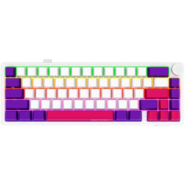Gaming Keyboard LORGAR LRG-KBP70MW-WH-US