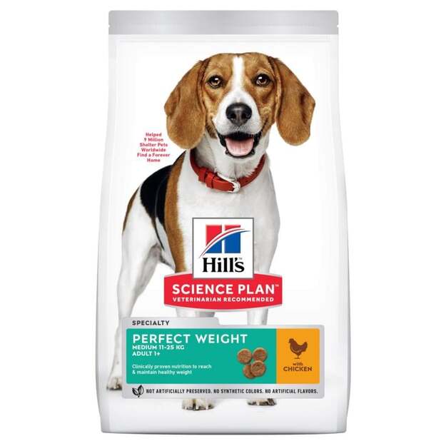 Hills - Dogfood SP Canine Adult Medium Chicken 12kg (H604297)