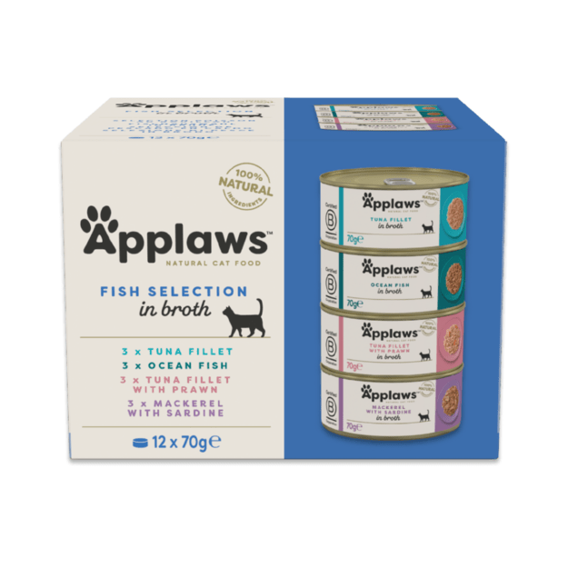 Applaws - Wet Cat Food Multipack 12x70gr - Fish collection (171-018)