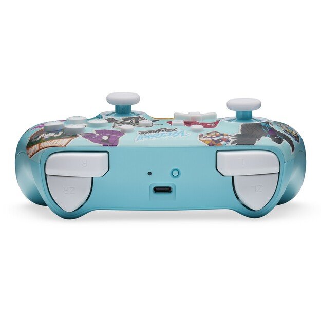 PowerA Enhanced Wireless Controller for Nintendo Switch - Fortnite Sticker Mania