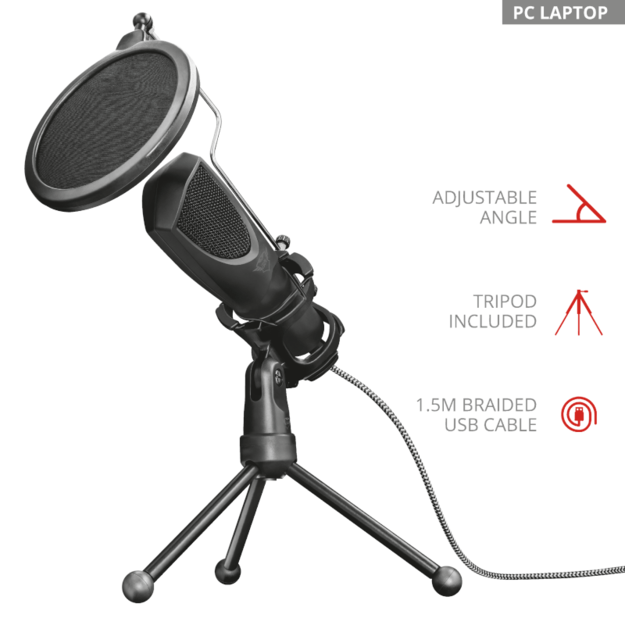 Trust GXT 232 Mantis Streaming Microphone