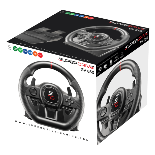 Subsonic Superdrive SV 650 - PS4/PS3/Xbox One, X/S / Switch / PC