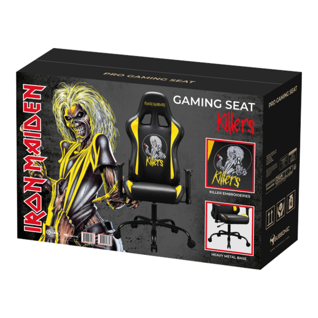 Subsonic Pro Gaming Chair Iron Maiden Killers (size L-XL)