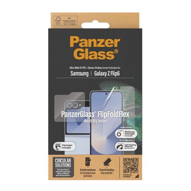 PanzerGlass - Screen Protector - Samsung Galaxy Z Flip6 - Glass & Film