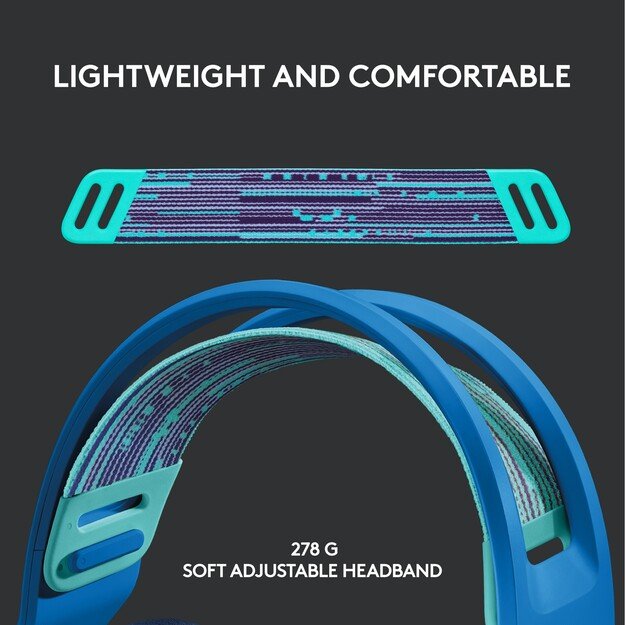 Logitech - G733 LIGHTSPEED Headset - BLUE - 2.4GHZ