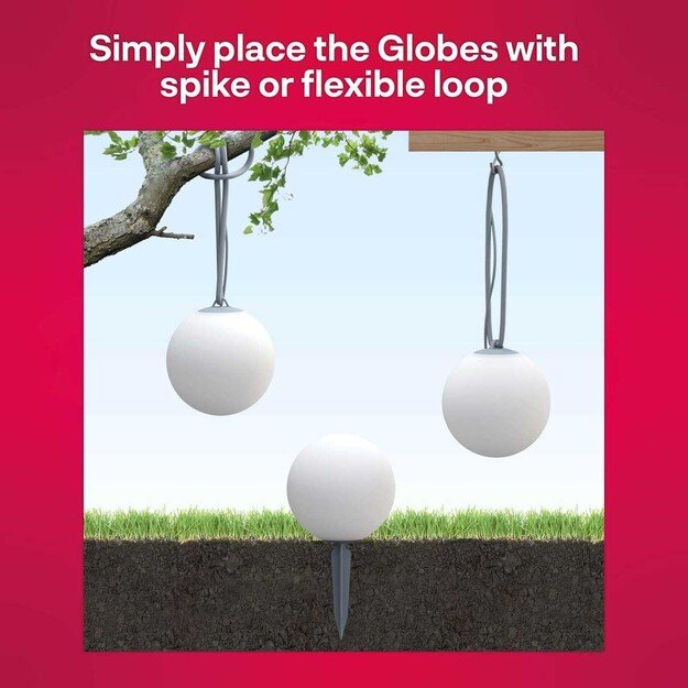 Innr - Smart Outdoor Globe Light - 3 Globes - Zigbee