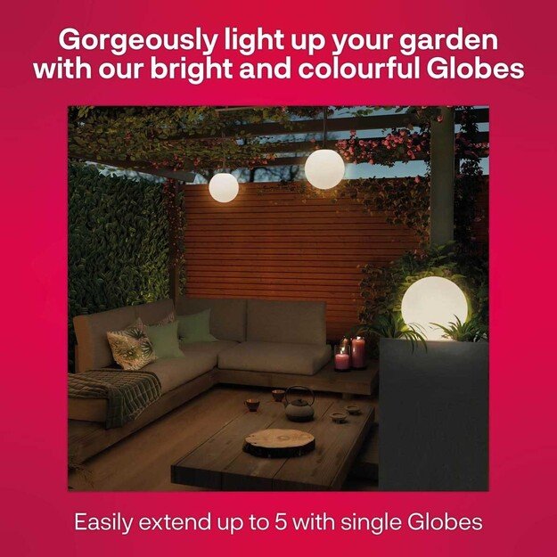 Innr - Smart Outdoor Globe Light - 3 Globes - Zigbee