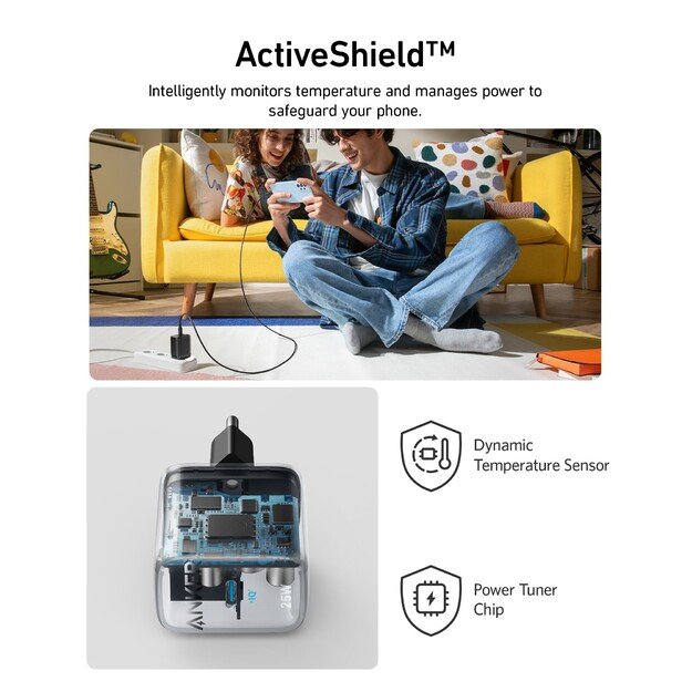 Anker - 312 - Charger (25W) - Black