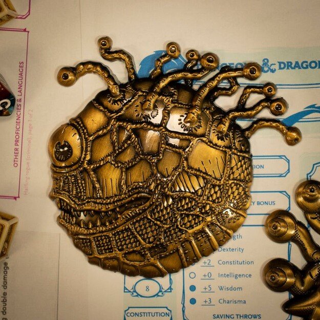 Dungeons & Dragons 50th Anniversary Beholder Twin Medallion Set