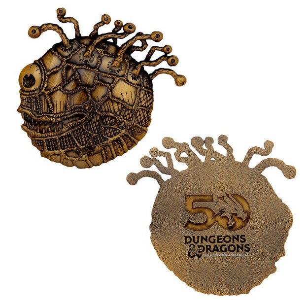 Dungeons & Dragons 50th Anniversary Beholder Twin Medallion Set