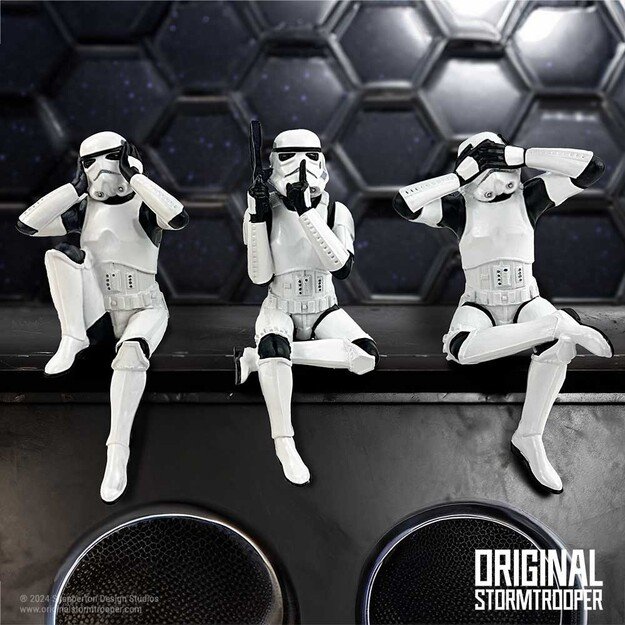 Three Wise Stormtroopers (Shelf Sitters)