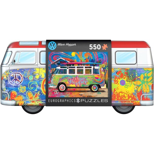 Eurographics - Puzzle Wave Hopper in VW Bus tin box - 550 piece