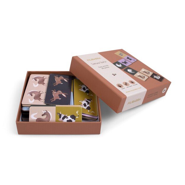 FILIBABBA - Domino game - Farm animals - (FI-02769)