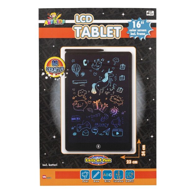 Artkids - LCD Tablet 34.5x23 cm (32938)