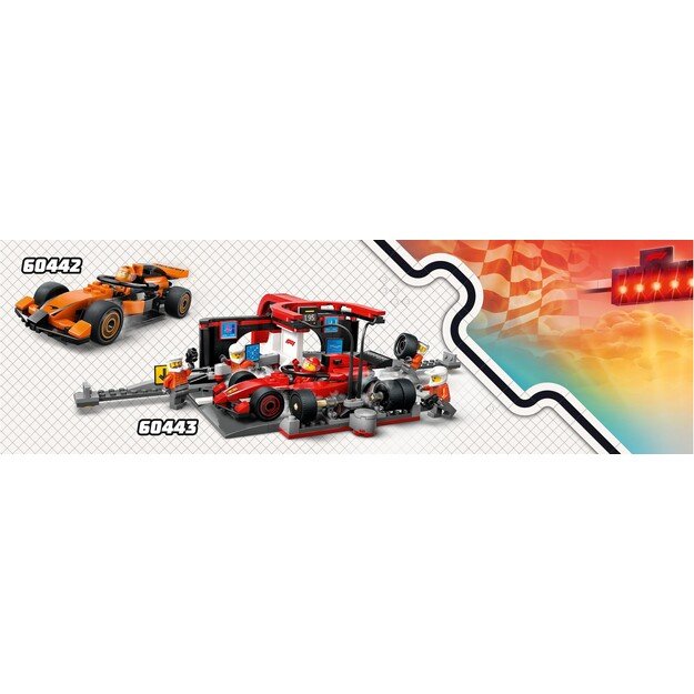 LEGO - LEGO City - F1® Truck with RB20 & AMR24 F1® Cars (60445)