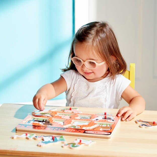 Melissa & Doug - Farm Animals Sound Puzzle (50204)