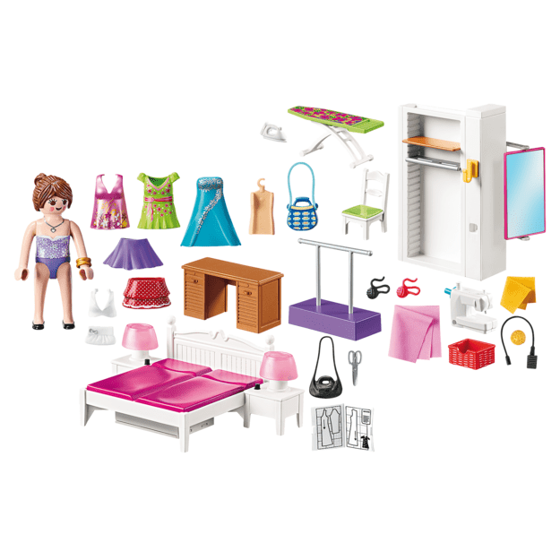 Playmobil - Bedroom with Sewing Corner (70208)