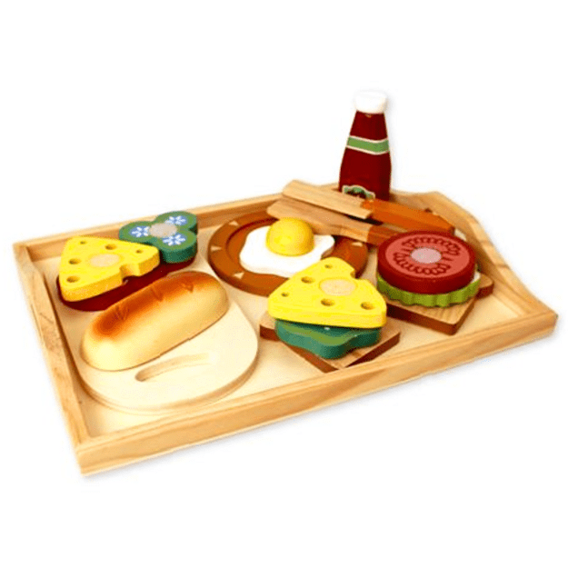 Magni - Wooden Breakfasttray w/Accessories (1720)