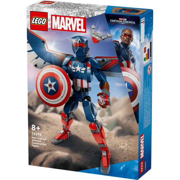 LEGO - Super Heroes - Captain America Construction Figure (76296)