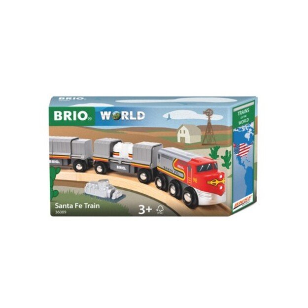 BRIO - Santa Fe Train (Trains of the World) - (36089)